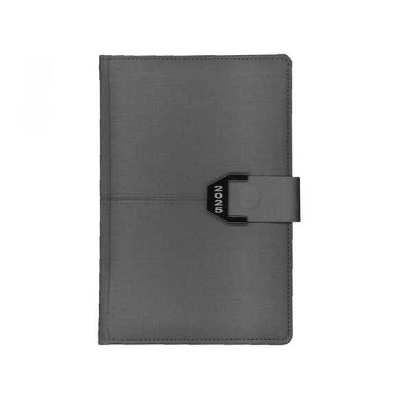 İlpen 17x24 Termo Deri Tokalı Ajanda 2025 Gri 6570