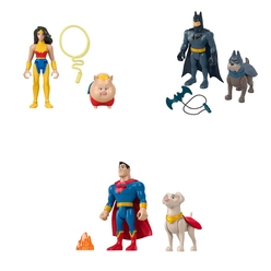 Imaginext DC League of Super Pets Kahramanlar ve Hayvanlar HGL01 - Thumbnail