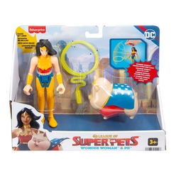 Imaginext DC League of Super Pets Kahramanlar ve Hayvanlar HGL01 - Thumbnail