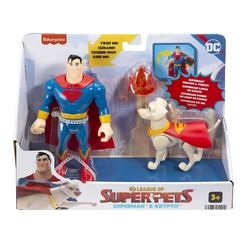 Imaginext DC League of Super Pets Kahramanlar ve Hayvanlar HGL01 - Thumbnail
