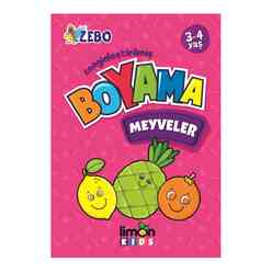 Limon Kids Yayınları - İnce Boyama Meyveler