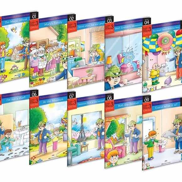İngilizce Hikaye Seti (10 Kitap) İlkokul 3.Sınıf Karekod Dinlemeli