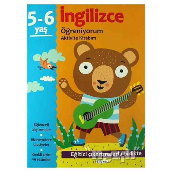 İngilizce Öğreniyorum 5-6 Yaş Aktivite Kitabım