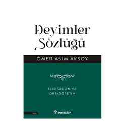 İnkılap Deyimler Sözlüğü Yeni Kapak - Thumbnail