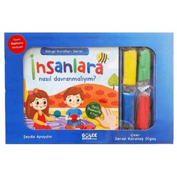 Gülce Çocuk Yayın - İnsanlara Nasıl Davranmalıyım - Oyun Hamurlu Kitap Seti