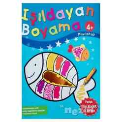 Mikro - Işıldayan Boyama 4+ (Mavi Kitap)