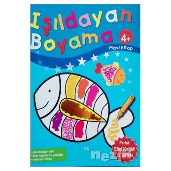Işıldayan Boyama 4+ (Mavi Kitap)