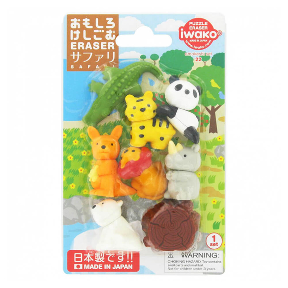 Iwako Safari Silgi Seti ER-BRI 025