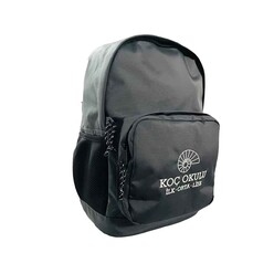 Jacbag - Jacbag Sırt Çantası Koç Okulu Logolu Gri Renk