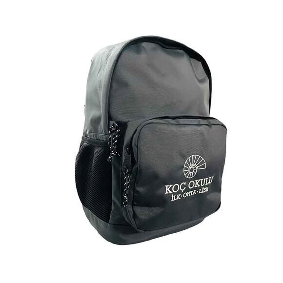 Jacbag Sırt Çantası Koç Okulu Logolu Gri Renk