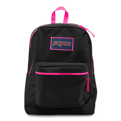 Jansport Overexposde Sırt Çantası Black and Pink 2510 - Thumbnail