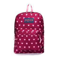 Jansport Superbreak Russet Red Bleeding Hearts Sırt Çantası JS00T50148X - Thumbnail