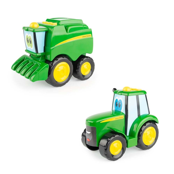 John Deere Fonksiyonlu Traktör Johnny ve Biçerdöver Corey 37910