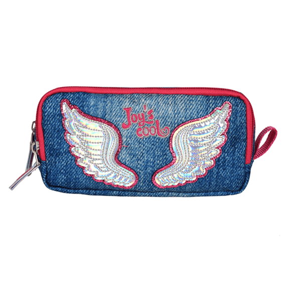 Joy’S Cool 30103  Çift Bölmeli Kalem Çantası