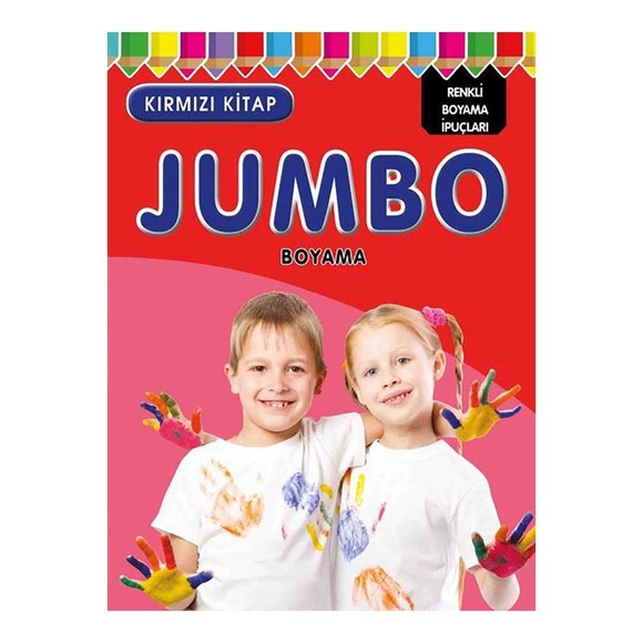 Jumbo Boyama Kırmızı Kitap