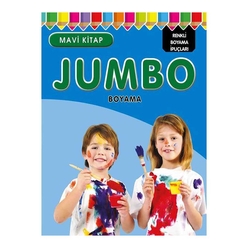 Jumbo Boyama Mavi Kitap - Thumbnail