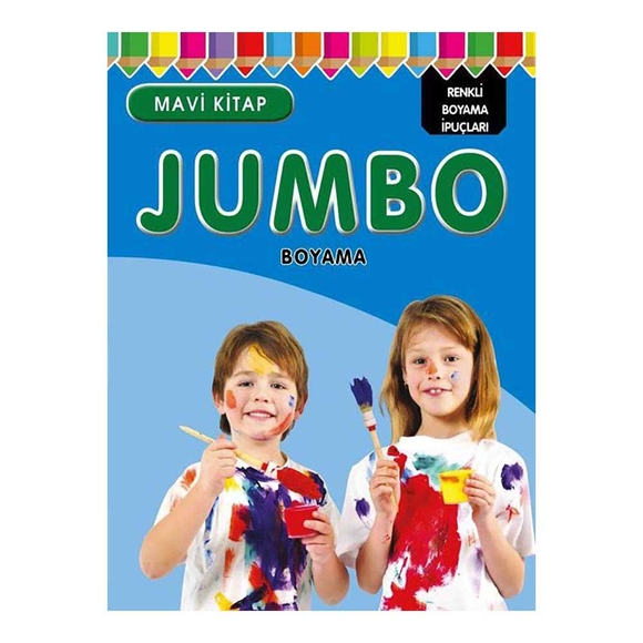 Jumbo Boyama Mavi Kitap