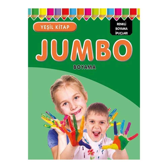 Jumbo Boyama Yeşil Kitap