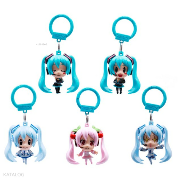 Just Toys Hatsune Miku - Snow Miki & Sakura Miku Anahtarlık ve Çanta Süsü Sürpriz Paket