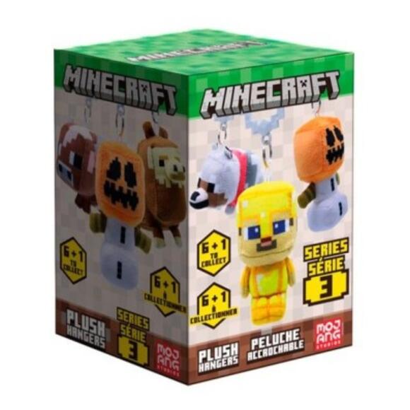 Just Toys Minecraft Series 3 Peluş Anahtarlık Sürpriz Paket JTMIN-35195