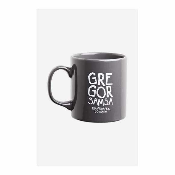 Kafka - Dönüşüm Kupa Gri Seramik