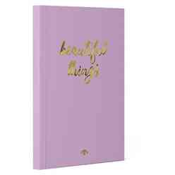 Kalipso - Kalipso 13x19 Pastel Leylak Soft Kapak Çizgili