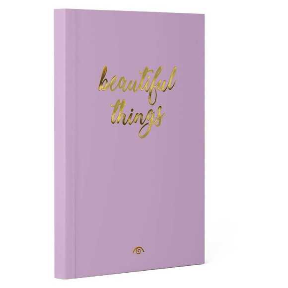 Kalipso 13x19 Pastel Leylak Soft Kapak Çizgili