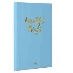 Kalipso - Kalipso 13x19 Pastel Mavi Soft Kapak Çizgili