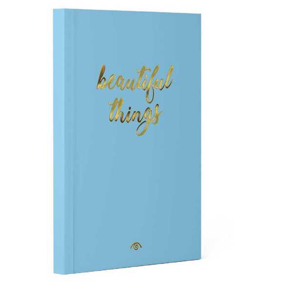 Kalipso 13x19 Pastel Mavi Soft Kapak Çizgili