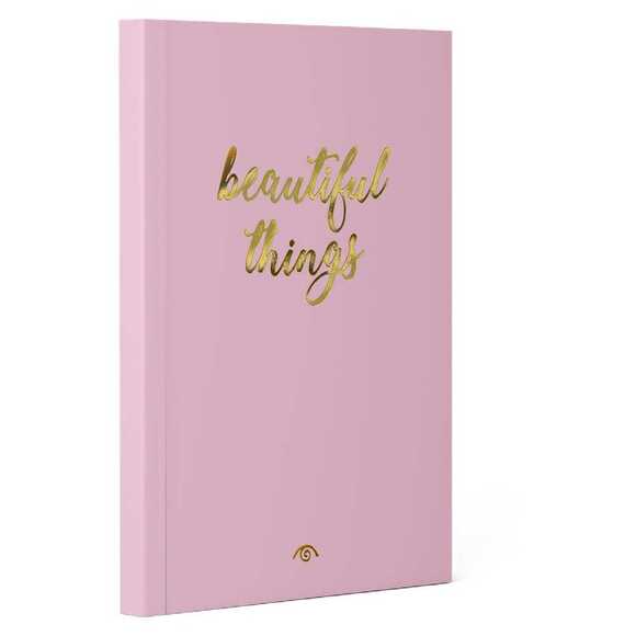 Kalipso 13x19 Pastel Pembe Soft Kapak Çizgili