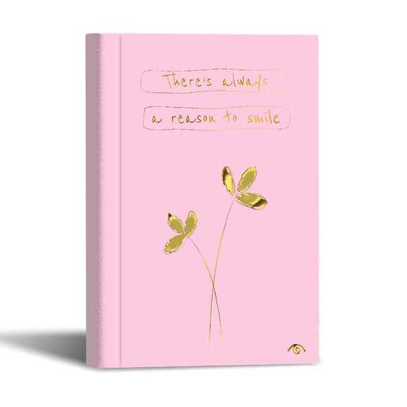 Kalipso 14x20 Pastel Pembe Sert Kapak Çizgili