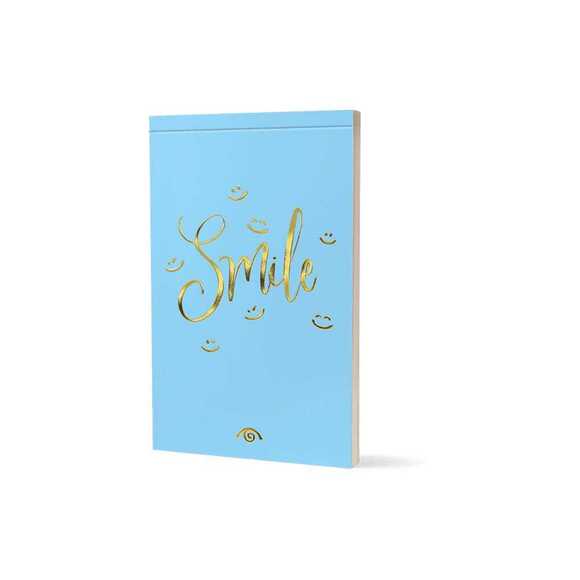 Kalipso 9,5x13,5 Pastel Mavi Bloknot Çizgili