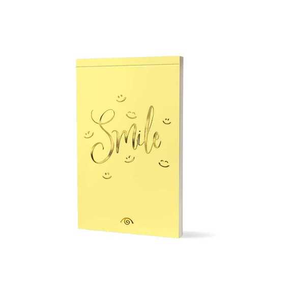 Kalipso 9,5x13,5 Pastel Sarı Bloknot Çizgili