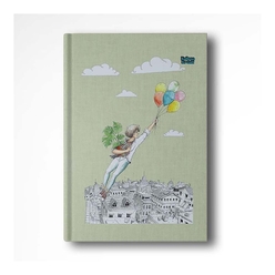 Kalipso - Kalipso Balon 14X20 Cm Sert Kapak 192 Sayfa Çizgili Defter