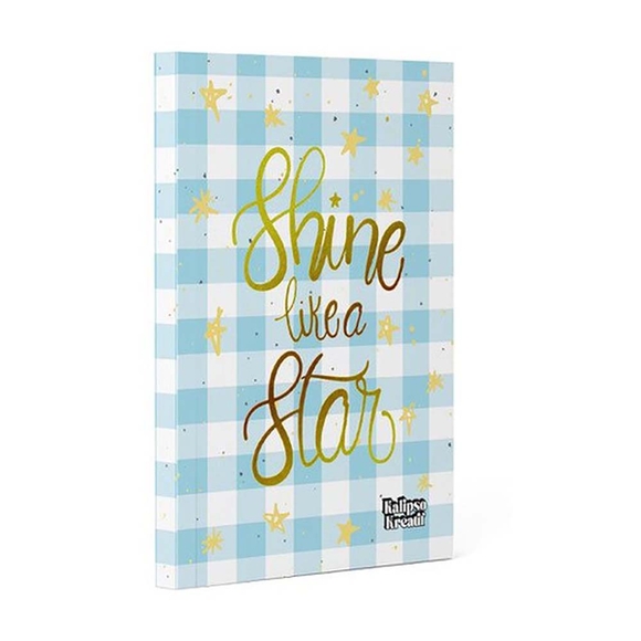 Kalipso Star 13X19 Cm Sert Kapak 96 Sayfa Çizgili Defter