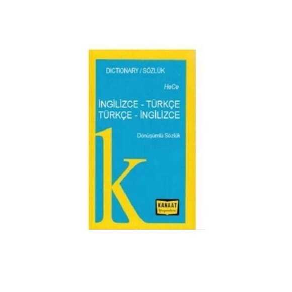 Kanaat İngilizce Türkçe - Türkçe İngilizce Sözlük