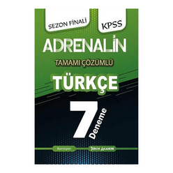 Kapadokya Adrenalin KPSS Türkçe 7 Deneme - Thumbnail