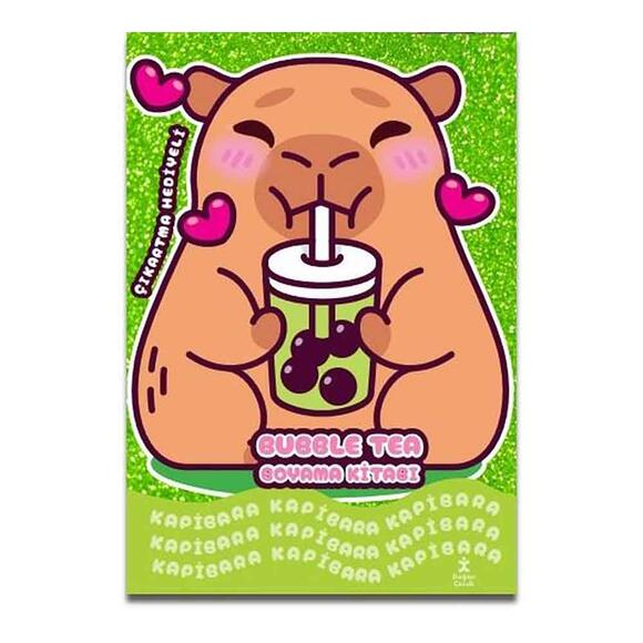 Kapibara – Bubble Tea Boyama Kitabı