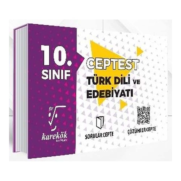 Karekök 10. Sınıf Cep Test Türk Dili Ve Edebiyatı