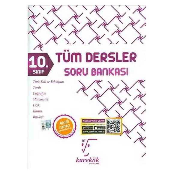 Karekök 10. Sınıf Tüm Dersler Soru Bankası