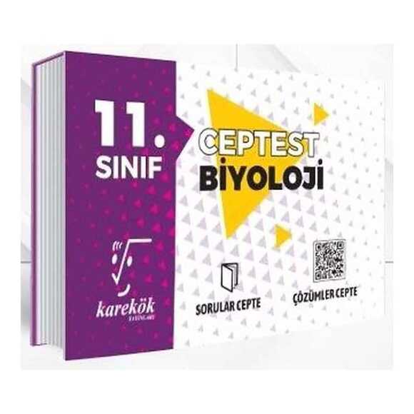 Karekök 11. Sınıf Cep Test Biyoloji