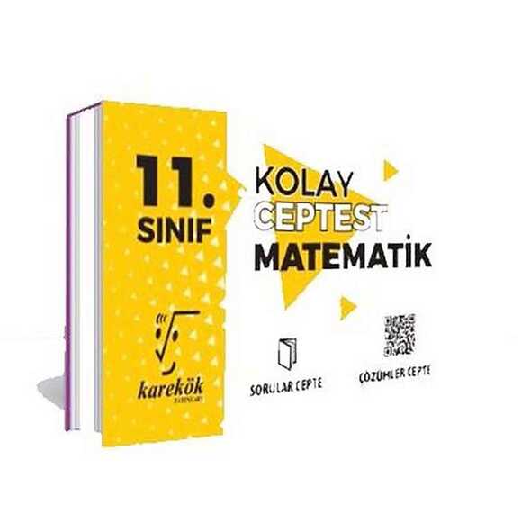 Karekök 11. Sınıf Cep Test Matematik Kolay