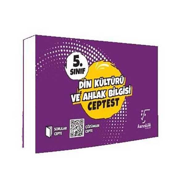 Karekök 5. Sınıf Cep Test Din Kültürü Ve Ahlak Bilgisi