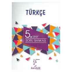 Karekök Yayınları - Karekök 5. Sınıf Türkçe Soru Bankası