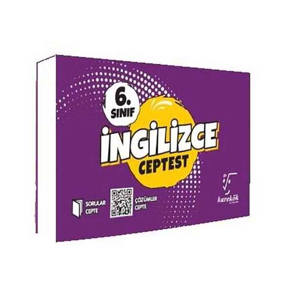 Karekök 6. Sınıf Cep Test İngilizce