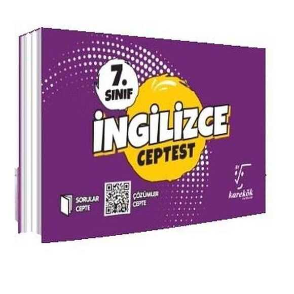 Karekök 7. Sınıf Cep Test İngilizce