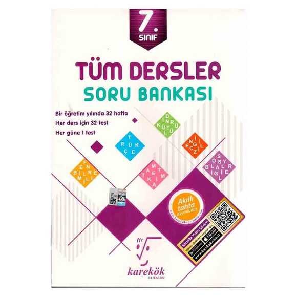 Karekök 7. Sınıf Tüm Dersler Soru Bankası