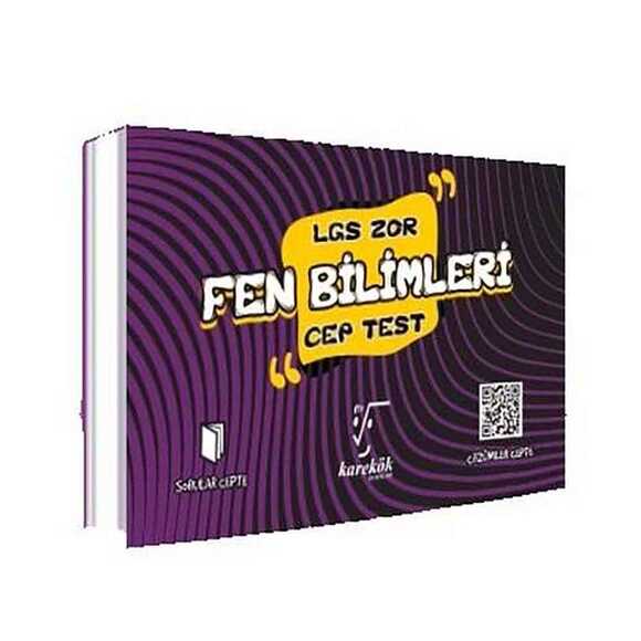Karekök 8. Sınıf LGS Cep Test Fen Bilimleri Zor