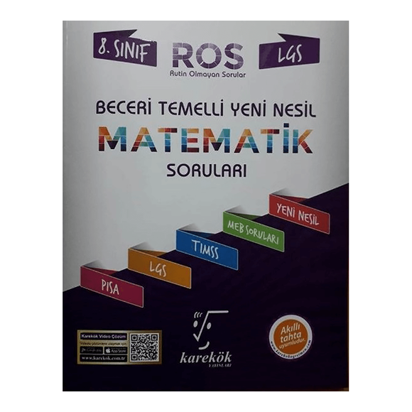 Karekök 8. Sınıf LGS ROS Matematik Soruları