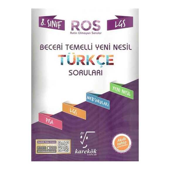 Karekök 8. Sınıf LGS ROS Türkçe Soruları